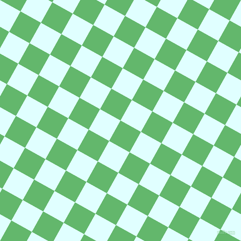 61/151 degree angle diagonal checkered chequered squares checker pattern checkers background, 47 pixel square size, , Fern and Light Cyan checkers chequered checkered squares seamless tileable