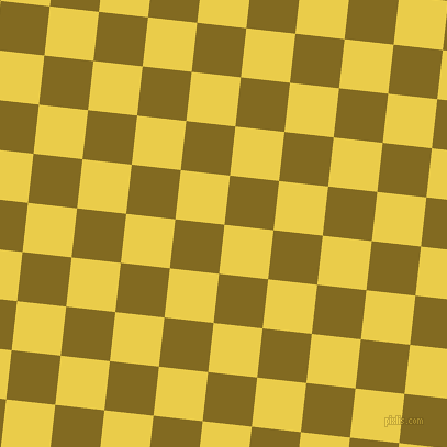 84/174 degree angle diagonal checkered chequered squares checker pattern checkers background, 45 pixel square size, , Festival and Yukon Gold checkers chequered checkered squares seamless tileable