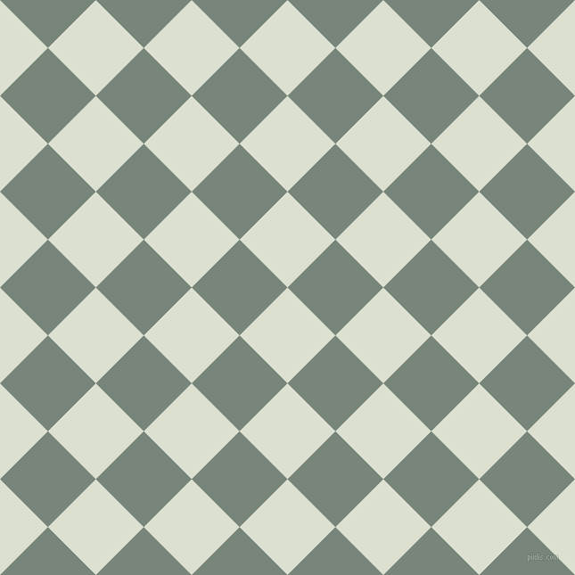 45/135 degree angle diagonal checkered chequered squares checker pattern checkers background, 76 pixel squares size, Feta and Blue Smoke checkers chequered checkered squares seamless tileable
