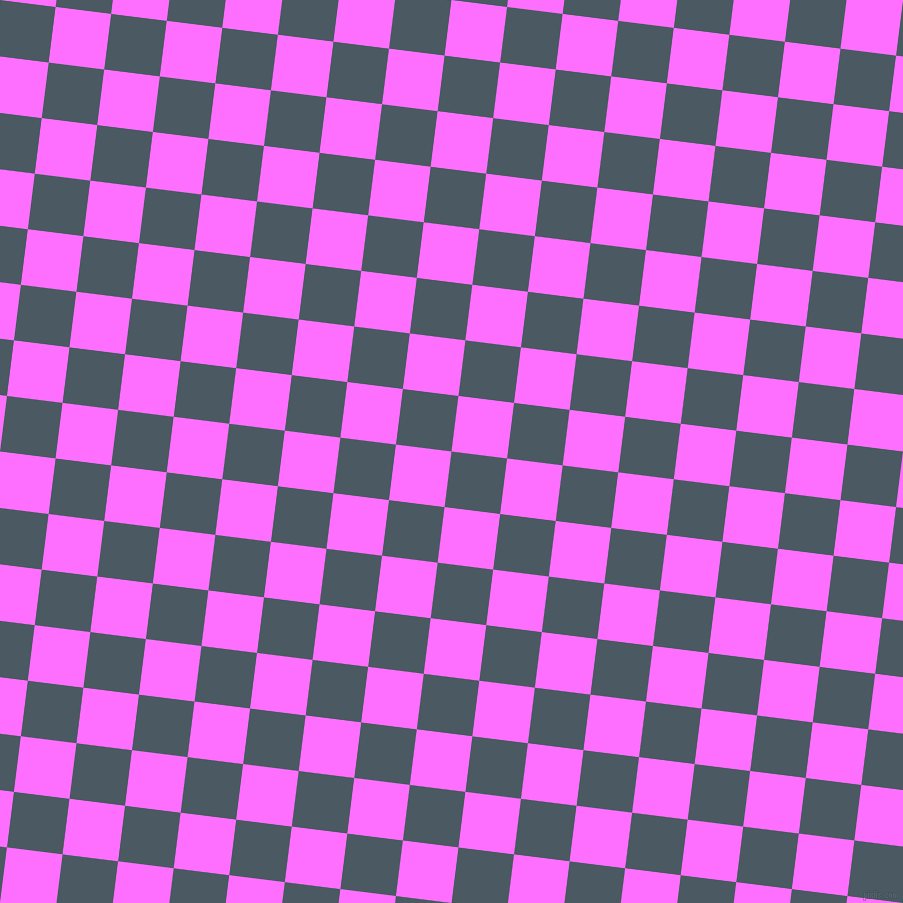 83/173 degree angle diagonal checkered chequered squares checker pattern checkers background, 56 pixel square size, , Fiord and Ultra Pink checkers chequered checkered squares seamless tileable