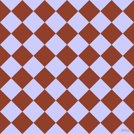 45/135 degree angle diagonal checkered chequered squares checker pattern checkers background, 55 pixel squares size, , Fire and Lavender Blue checkers chequered checkered squares seamless tileable