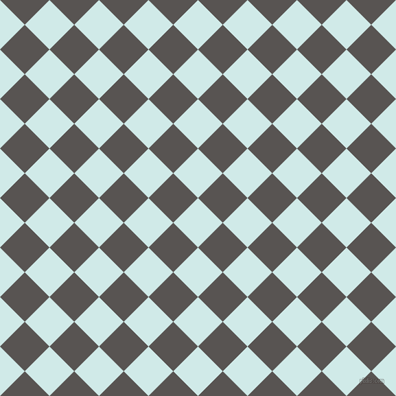 45/135 degree angle diagonal checkered chequered squares checker pattern checkers background, 51 pixel squares size, Foam and Tundora checkers chequered checkered squares seamless tileable