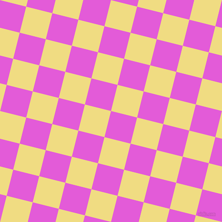76/166 degree angle diagonal checkered chequered squares checker pattern checkers background, 55 pixel square size, Free Speech Magenta and Buff checkers chequered checkered squares seamless tileable