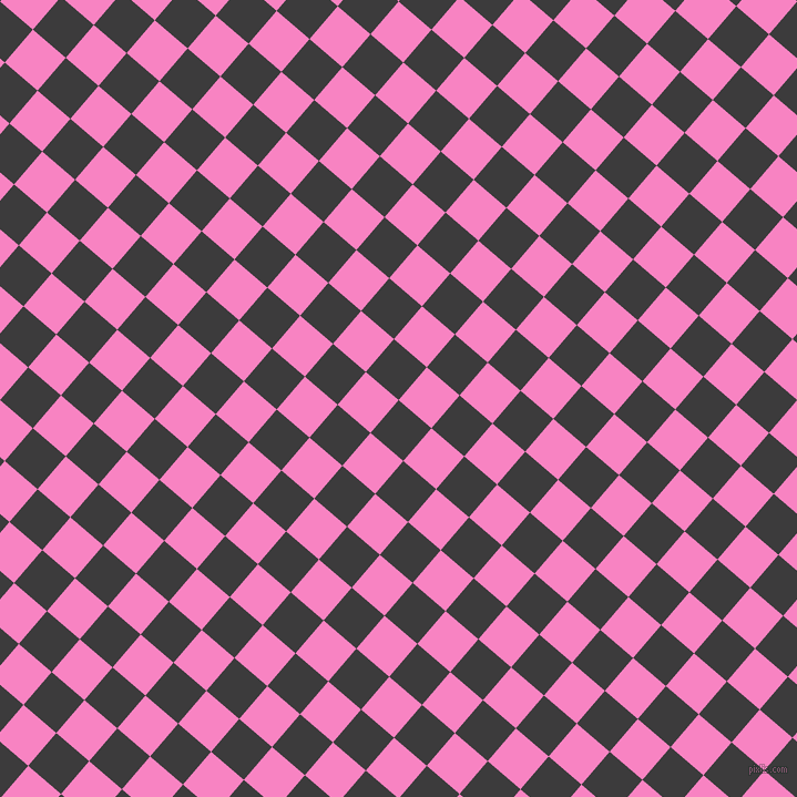 49/139 degree angle diagonal checkered chequered squares checker pattern checkers background, 39 pixel square size, , Fuscous Grey and Tea Rose checkers chequered checkered squares seamless tileable