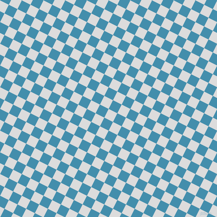63/153 degree angle diagonal checkered chequered squares checker pattern checkers background, 31 pixel square size, , Gainsboro and Boston Blue checkers chequered checkered squares seamless tileable