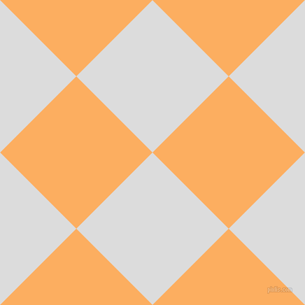 45/135 degree angle diagonal checkered chequered squares checker pattern checkers background, 154 pixel square size, , Gainsboro and Rajah checkers chequered checkered squares seamless tileable