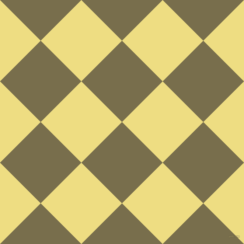 45/135 degree angle diagonal checkered chequered squares checker pattern checkers background, 189 pixel squares size, Go Ben and Light Goldenrod checkers chequered checkered squares seamless tileable