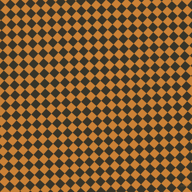 48/138 degree angle diagonal checkered chequered squares checker pattern checkers background, 25 pixel square size, , Graphite and Golden Bell checkers chequered checkered squares seamless tileable