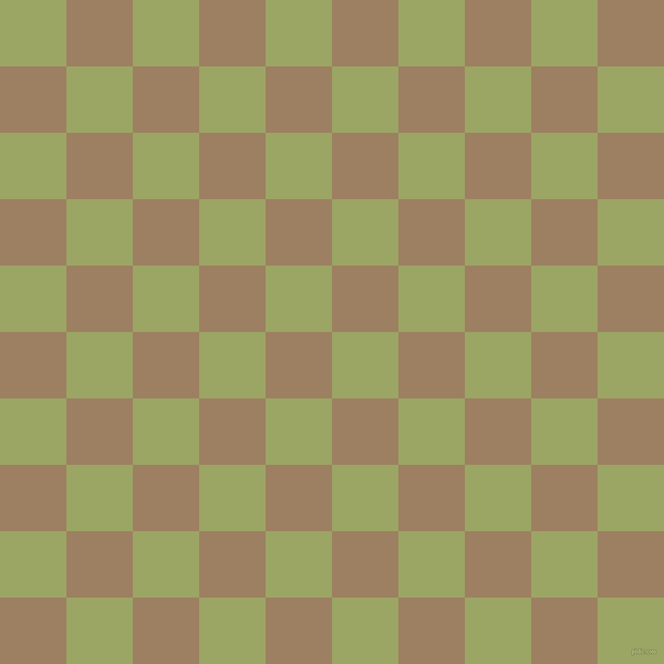 checkered chequered squares checkers background checker pattern, 96 pixel squares size, , Green Smoke and Sorrell Brown checkers chequered checkered squares seamless tileable