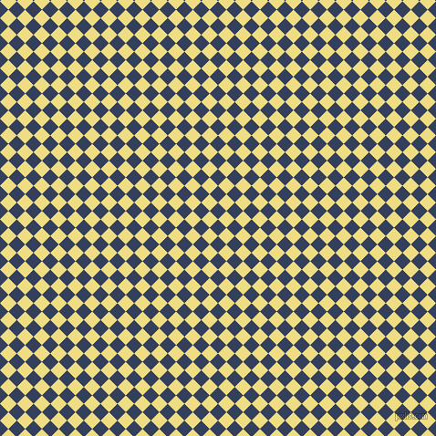 45/135 degree angle diagonal checkered chequered squares checker pattern checkers background, 13 pixel squares size, , Gulf Blue and Light Goldenrod checkers chequered checkered squares seamless tileable