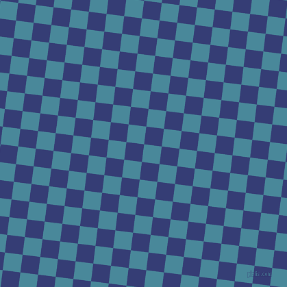 83/173 degree angle diagonal checkered chequered squares checker pattern checkers background, 26 pixel square size, , Hippie Blue and Torea Bay checkers chequered checkered squares seamless tileable