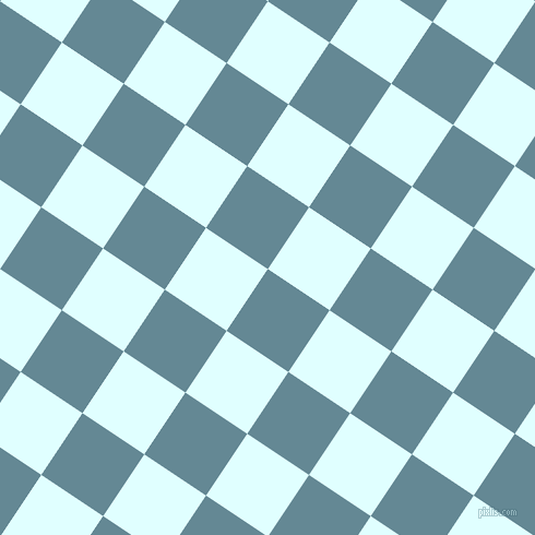 56/146 degree angle diagonal checkered chequered squares checker pattern checkers background, 68 pixel square size, , Horizon and Light Cyan checkers chequered checkered squares seamless tileable