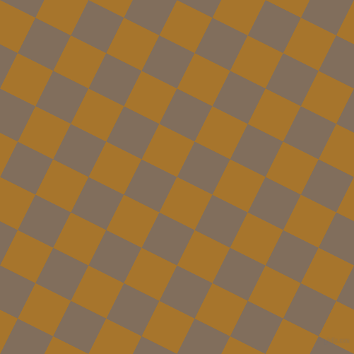 63/153 degree angle diagonal checkered chequered squares checker pattern checkers background, 56 pixel squares size, Hot Toddy and Donkey Brown checkers chequered checkered squares seamless tileable