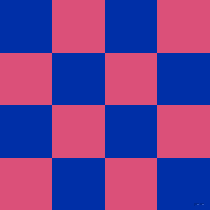 checkered chequered squares checkers background checker pattern, 184 pixel squares size, International Klein Blue and Cranberry checkers chequered checkered squares seamless tileable
