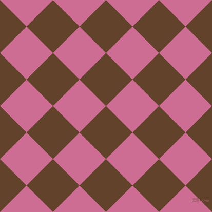 45/135 degree angle diagonal checkered chequered squares checker pattern checkers background, 73 pixel squares size, , Irish Coffee and Hopbush checkers chequered checkered squares seamless tileable