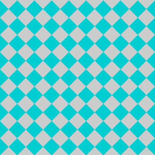45/135 degree angle diagonal checkered chequered squares checker pattern checkers background, 40 pixel squares size, , Iron and Dark Turquoise checkers chequered checkered squares seamless tileable