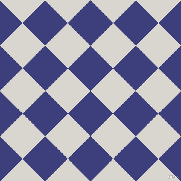 45/135 degree angle diagonal checkered chequered squares checker pattern checkers background, 107 pixel square size, Jacksons Purple and Timberwolf checkers chequered checkered squares seamless tileable