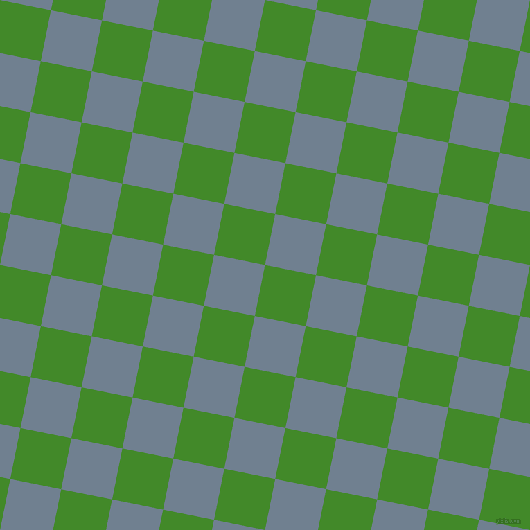 79/169 degree angle diagonal checkered chequered squares checker pattern checkers background, 75 pixel squares size, , La Palma and Slate Grey checkers chequered checkered squares seamless tileable