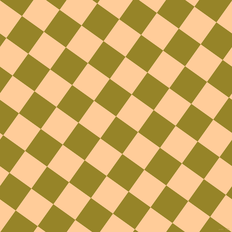 54/144 degree angle diagonal checkered chequered squares checker pattern checkers background, 90 pixel square size, , Lemon Ginger and Peach-Orange checkers chequered checkered squares seamless tileable