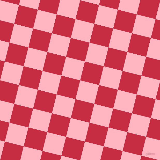 76/166 degree angle diagonal checkered chequered squares checker pattern checkers background, 75 pixel square size, , Light Pink and Brick Red checkers chequered checkered squares seamless tileable