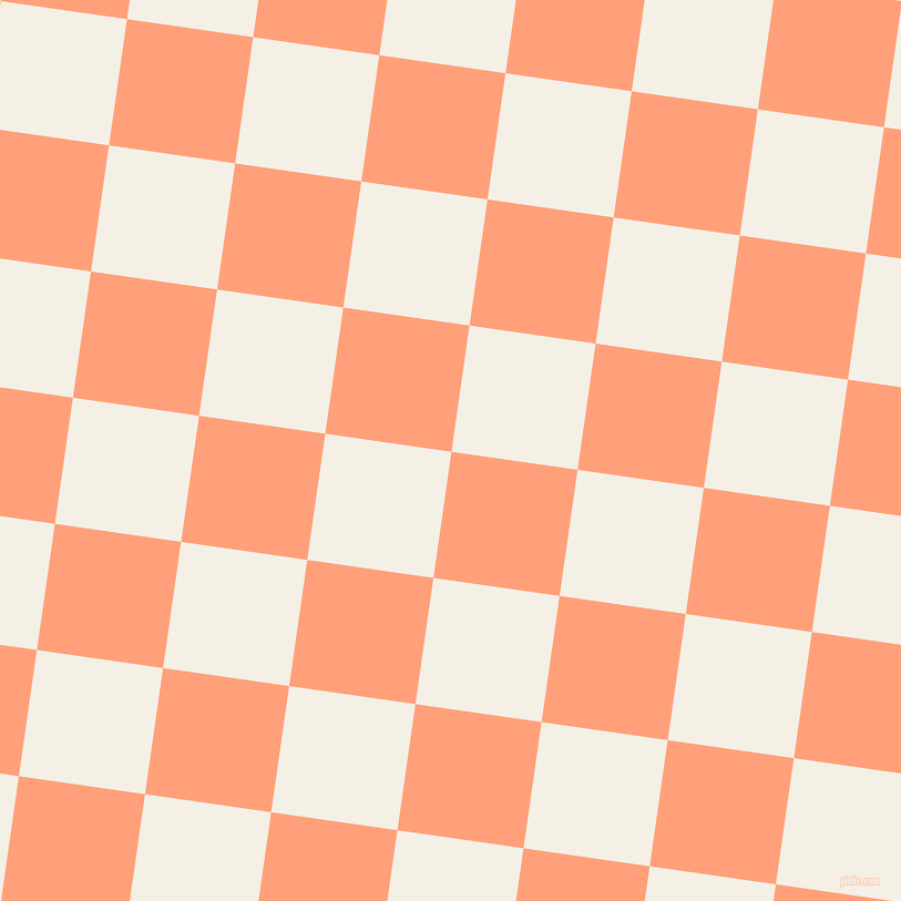 82/172 degree angle diagonal checkered chequered squares checker pattern checkers background, 115 pixel squares size, , Light Salmon and Romance checkers chequered checkered squares seamless tileable