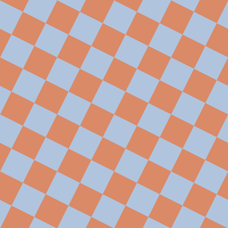 63/153 degree angle diagonal checkered chequered squares checker pattern checkers background, 88 pixel squares size, , Light Steel Blue and Copper checkers chequered checkered squares seamless tileable