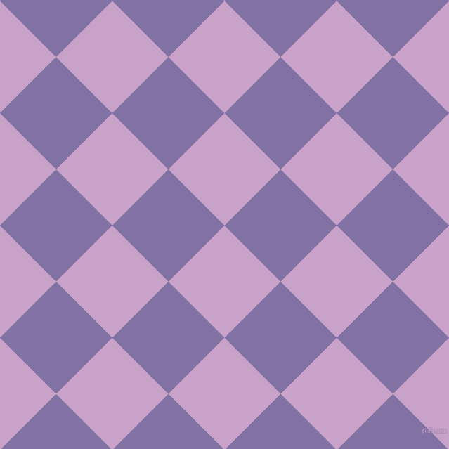 45/135 degree angle diagonal checkered chequered squares checker pattern checkers background, 113 pixel squares size, , Lilac and Deluge checkers chequered checkered squares seamless tileable