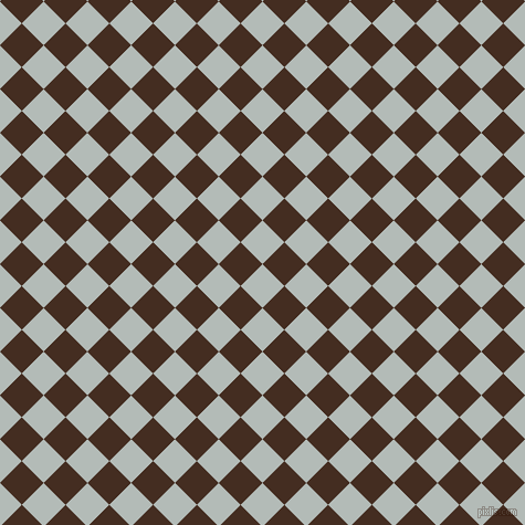 45/135 degree angle diagonal checkered chequered squares checker pattern checkers background, 28 pixel squares size, , Loblolly and Morocco Brown checkers chequered checkered squares seamless tileable