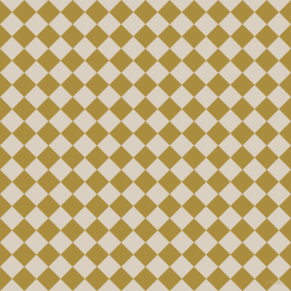 45/135 degree angle diagonal checkered chequered squares checker pattern checkers background, 34 pixel square size, , Luxor Gold and Blanc checkers chequered checkered squares seamless tileable