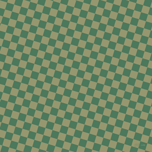73/163 degree angle diagonal checkered chequered squares checker pattern checkers background, 24 pixel square size, , Malachite Green and Como checkers chequered checkered squares seamless tileable