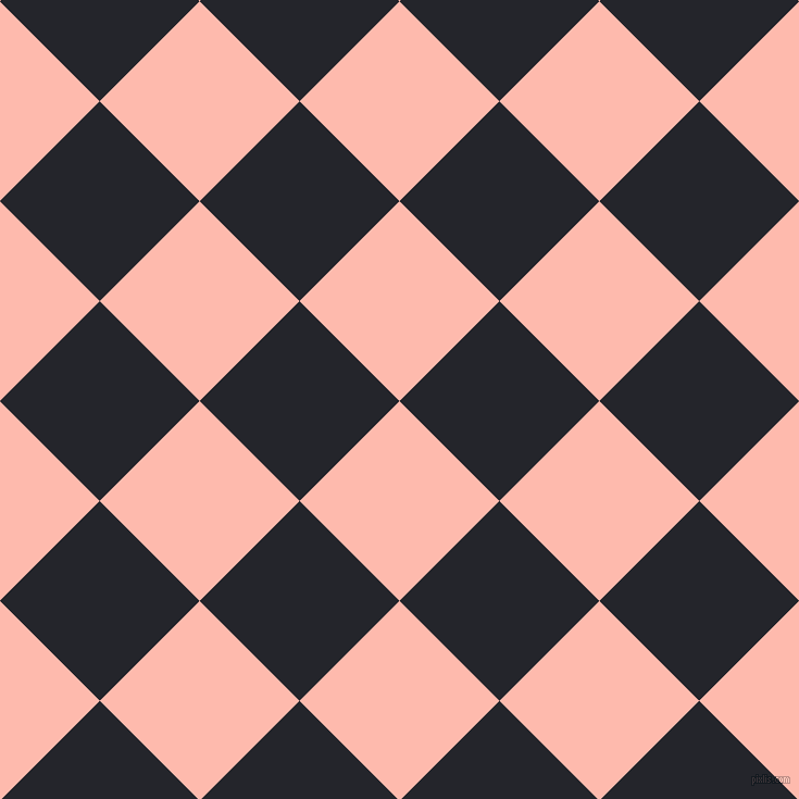 45/135 degree angle diagonal checkered chequered squares checker pattern checkers background, 130 pixel square size, , Melon and Black Russian checkers chequered checkered squares seamless tileable