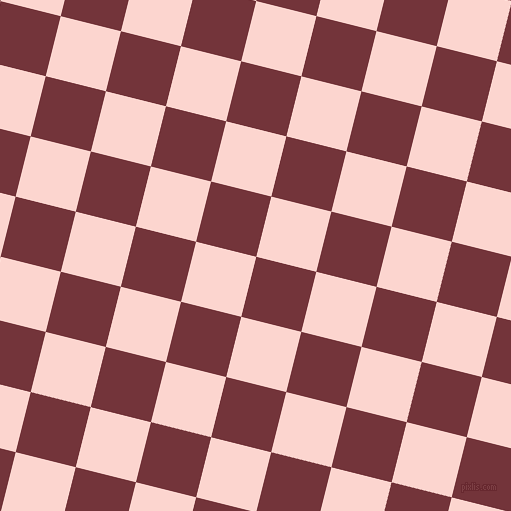 76/166 degree angle diagonal checkered chequered squares checker pattern checkers background, 62 pixel squares size, Merlot and Cosmos checkers chequered checkered squares seamless tileable
