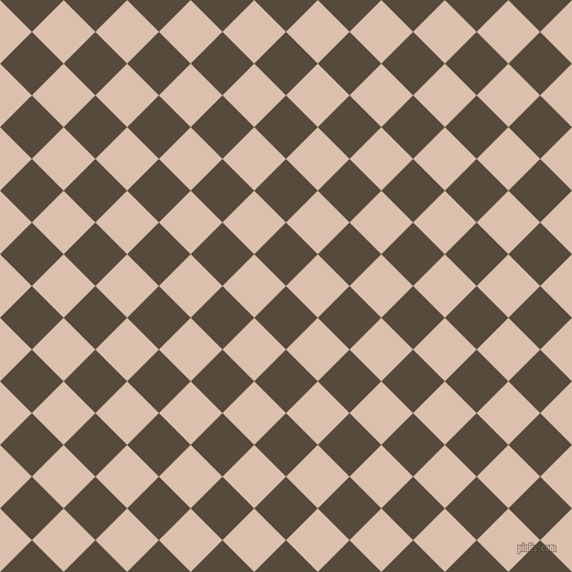45/135 degree angle diagonal checkered chequered squares checker pattern checkers background, 41 pixel squares size, , Metallic Bronze and Just Right checkers chequered checkered squares seamless tileable