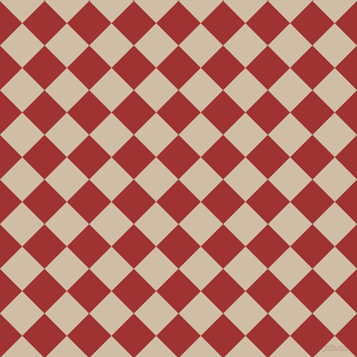 45/135 degree angle diagonal checkered chequered squares checker pattern checkers background, 46 pixel squares size, , Milano Red and Soft Amber checkers chequered checkered squares seamless tileable