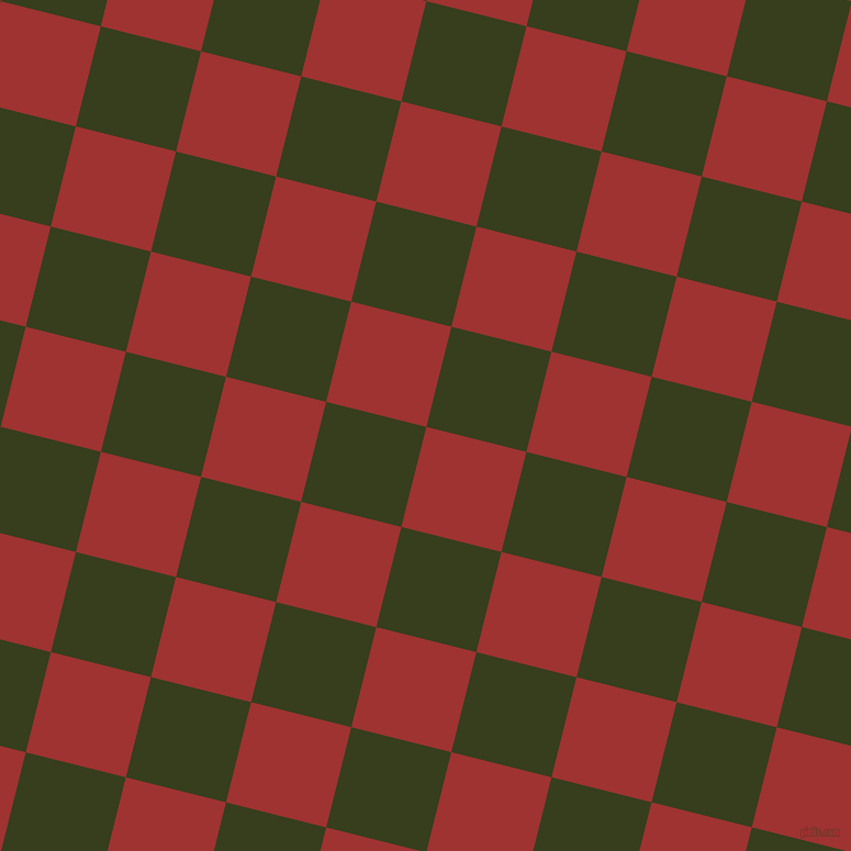 76/166 degree angle diagonal checkered chequered squares checker pattern checkers background, 94 pixel square size, , Milano Red and Turtle Green checkers chequered checkered squares seamless tileable