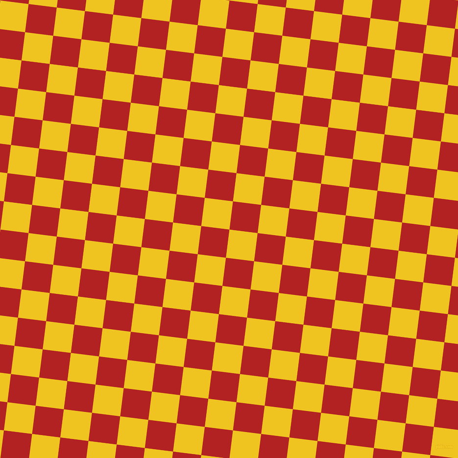 83/173 degree angle diagonal checkered chequered squares checker pattern checkers background, 58 pixel squares size, , Moon Yellow and Fire Brick checkers chequered checkered squares seamless tileable