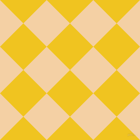 45/135 degree angle diagonal checkered chequered squares checker pattern checkers background, 114 pixel squares size, , Moon Yellow and Tequila checkers chequered checkered squares seamless tileable