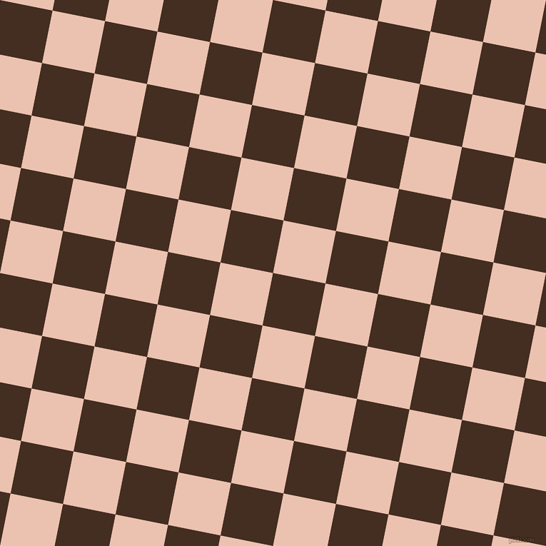 79/169 degree angle diagonal checkered chequered squares checker pattern checkers background, 75 pixel square size, , Morocco Brown and Zinnwaldite checkers chequered checkered squares seamless tileable