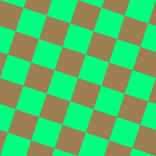 72/162 degree angle diagonal checkered chequered squares checker pattern checkers background, 82 pixel squares size, Muesli and Spring Green checkers chequered checkered squares seamless tileable