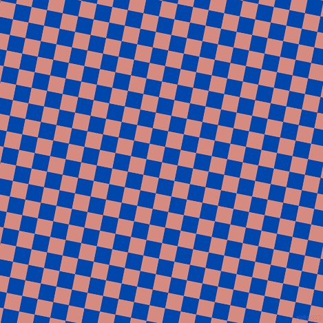 79/169 degree angle diagonal checkered chequered squares checker pattern checkers background, 23 pixel square size, , My Pink and Cobalt checkers chequered checkered squares seamless tileable