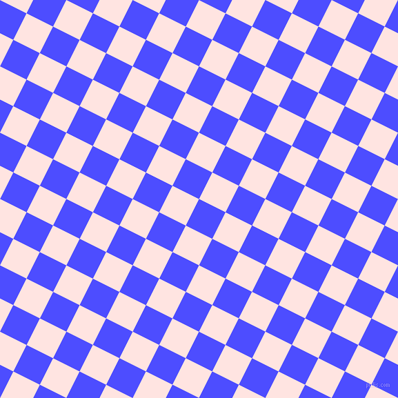 63/153 degree angle diagonal checkered chequered squares checker pattern checkers background, 43 pixel square size, , Neon Blue and Misty Rose checkers chequered checkered squares seamless tileable