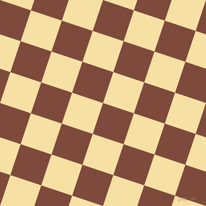72/162 degree angle diagonal checkered chequered squares checker pattern checkers background, 64 pixel squares size, Nutmeg and Buttermilk checkers chequered checkered squares seamless tileable