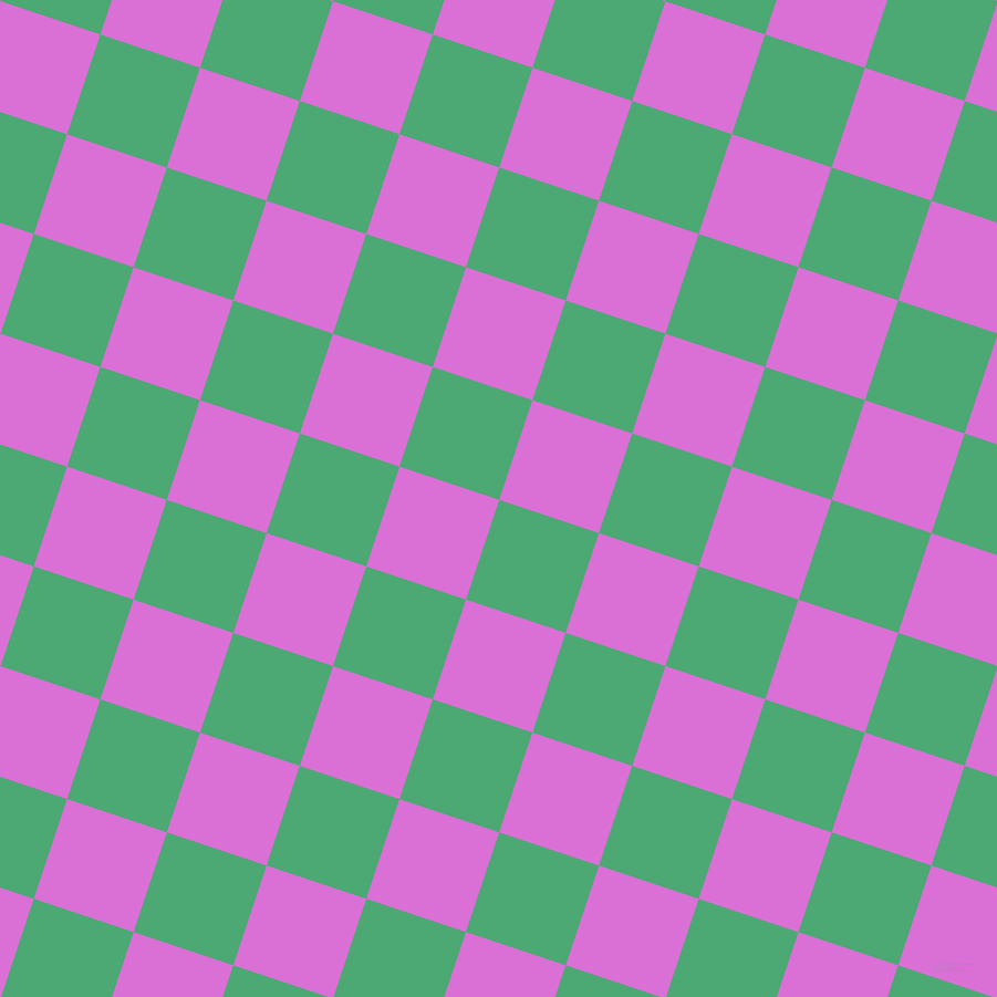 72/162 degree angle diagonal checkered chequered squares checker pattern checkers background, 95 pixel square size, , Ocean Green and Orchid checkers chequered checkered squares seamless tileable