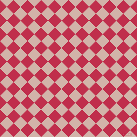 45/135 degree angle diagonal checkered chequered squares checker pattern checkers background, 33 pixel square size, , Old Rose and Clam Shell checkers chequered checkered squares seamless tileable
