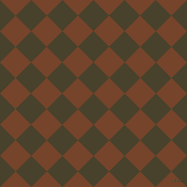 45/135 degree angle diagonal checkered chequered squares checker pattern checkers background, 72 pixel squares size, , Onion and Bull Shot checkers chequered checkered squares seamless tileable