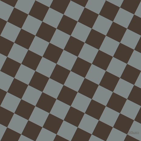63/153 degree angle diagonal checkered chequered squares checker pattern checkers background, 52 pixel squares size, Oslo Grey and Taupe checkers chequered checkered squares seamless tileable