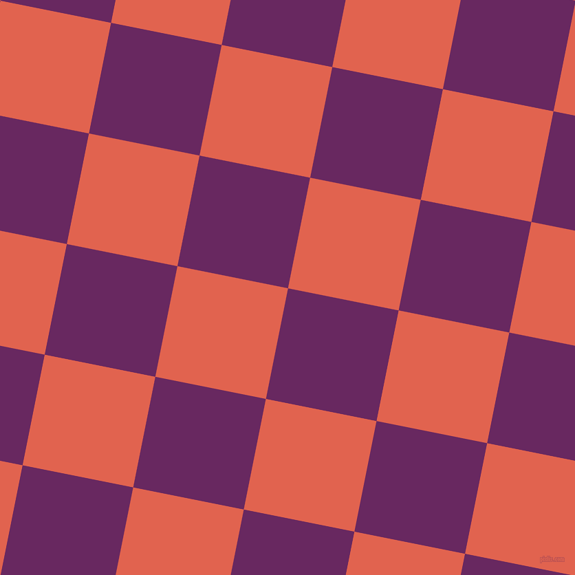 79/169 degree angle diagonal checkered chequered squares checker pattern checkers background, 164 pixel squares size, , Palatinate Purple and Flamingo checkers chequered checkered squares seamless tileable