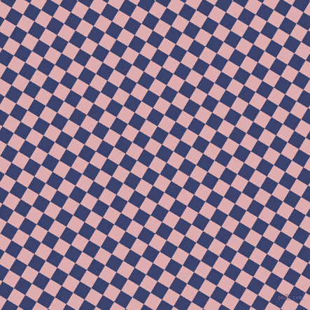 59/149 degree angle diagonal checkered chequered squares checker pattern checkers background, 19 pixel squares size, , Pale Chestnut and Port Gore checkers chequered checkered squares seamless tileable