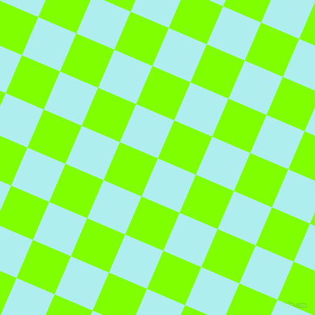 67/157 degree angle diagonal checkered chequered squares checker pattern checkers background, 59 pixel squares size, , Pale Turquoise and Chartreuse checkers chequered checkered squares seamless tileable
