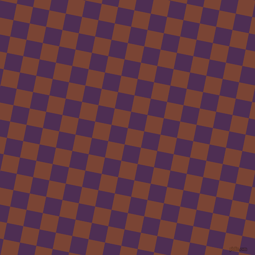 79/169 degree angle diagonal checkered chequered squares checker pattern checkers background, 34 pixel square size, , Peanut and Hot Purple checkers chequered checkered squares seamless tileable